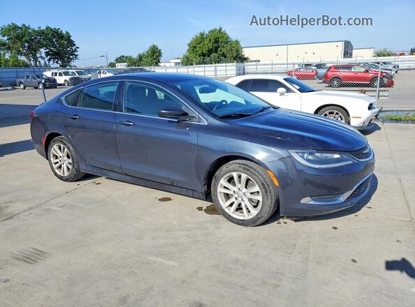1C3CCCAB1HN510625 2017 CHRYSLER 200 Black წინა მარჯვენა