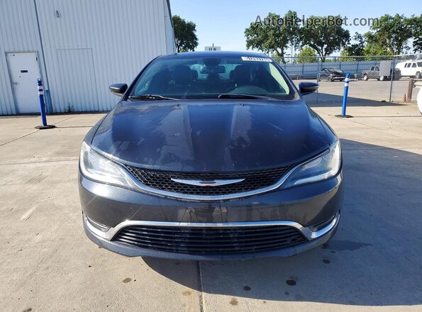 1C3CCCAB1HN510625 2017 CHRYSLER 200 Black წინა ხედი