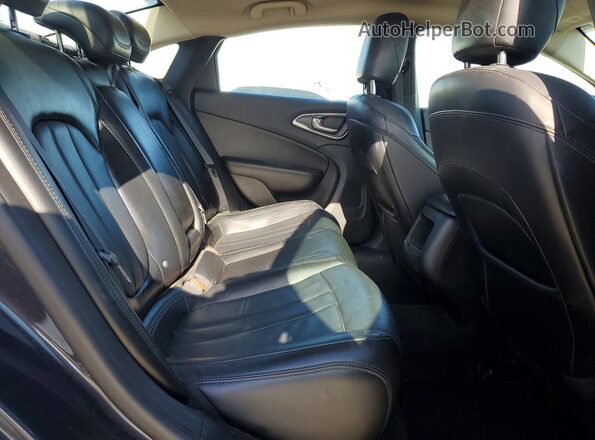 1C3CCCAB1HN510625 2017 CHRYSLER 200 Black უკანა სავარძლების ხედი