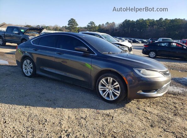 1C3CCCAB2GN109387 2016 CHRYSLER 200 Gray Передня права чверть