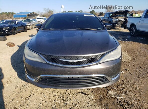 1C3CCCAB2GN109387 2016 CHRYSLER 200 Gray Вид спереду