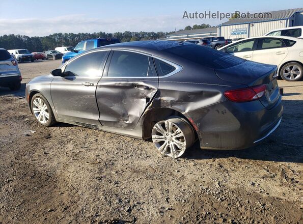 1C3CCCAB2GN109387 2016 CHRYSLER 200 Gray Задня ліва чверть