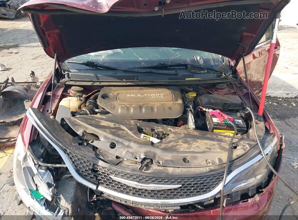 1C3CCCAB2GN125489 2016 CHRYSLER 200 Бордовый Вид сзади