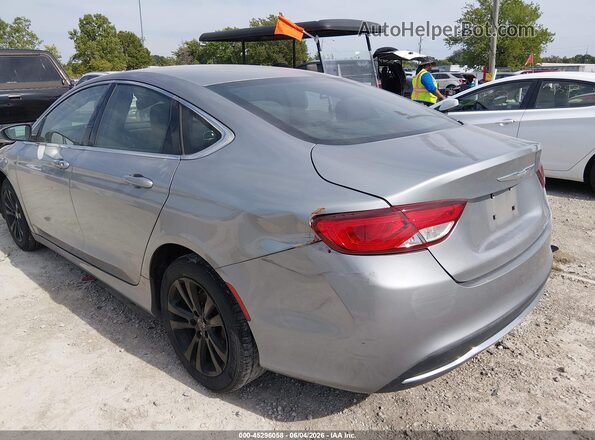 1C3CCCAB2GN150764 2016 CHRYSLER 200 Silver Trasero izquierdo