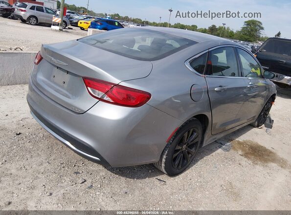 1C3CCCAB2GN150764 2016 CHRYSLER 200 Silver Trasero derecho