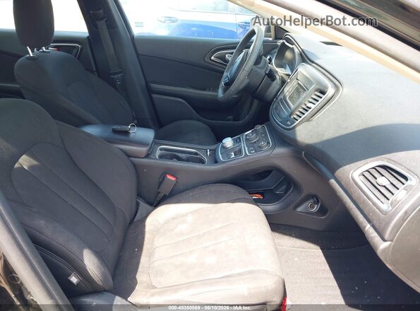 1C3CCCAB2GN171517 2016 CHRYSLER 200 Черный Вид салона спереди