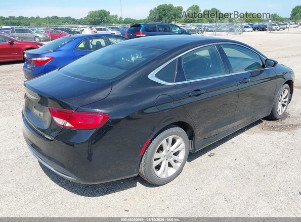 1C3CCCAB2GN171517 2016 CHRYSLER 200 Черный Задняя правая четверть