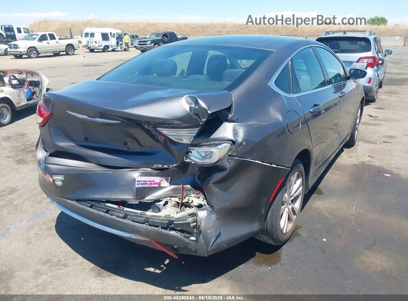 1C3CCCAB3GN111861 2016 CHRYSLER 200 Gray უკანა მარჯვენა