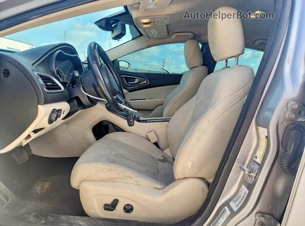 1C3CCCAB3GN159439 2016 CHRYSLER 200 Silver Vista interior delantera