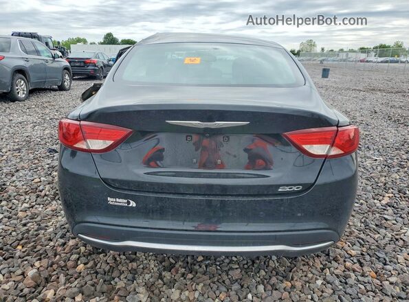 1C3CCCAB3GN172059 2016 CHRYSLER 200 Black Вид ззаду