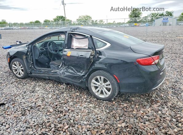 1C3CCCAB3GN172059 2016 CHRYSLER 200 Black Задня ліва чверть
