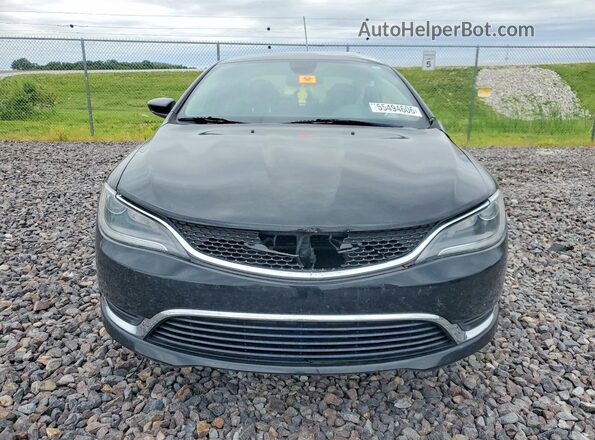 1C3CCCAB3GN172059 2016 CHRYSLER 200 Black Вид спереду