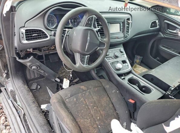 1C3CCCAB3GN172059 2016 CHRYSLER 200 Black Вид панелі приладів