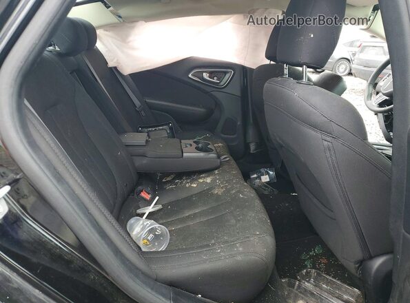 1C3CCCAB3GN172059 2016 CHRYSLER 200 Black Вид задніх сидінь