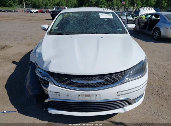 1C3CCCAB3HN502915 2017 CHRYSLER 200 White Widok zestawu wskaźników