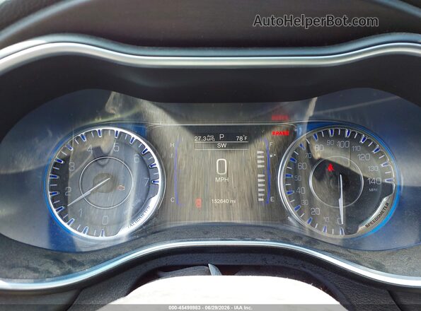 1C3CCCAB4GN120116 2016 CHRYSLER 200 Silver Հետևի նստատեղերի տեսք