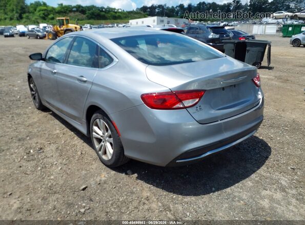 1C3CCCAB4GN120116 2016 CHRYSLER 200 Silver Հետևի ձախ
