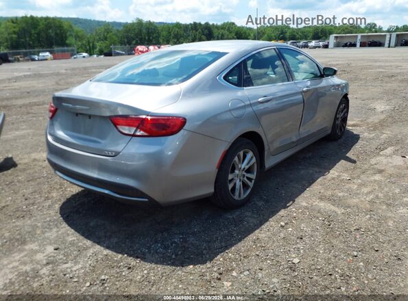 1C3CCCAB4GN120116 2016 CHRYSLER 200 Silver Հետևի աջ