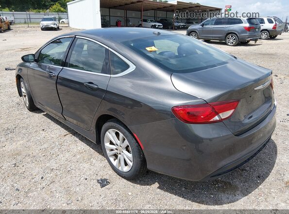 1C3CCCAB4GN159756 2016 CHRYSLER 200 Gray უკანა მარცხენა