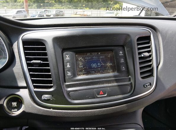 1C3CCCAB4GN159756 2016 CHRYSLER 200 Gray უკანა სალონის ხედი