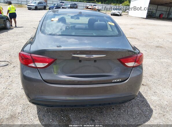 1C3CCCAB4GN159756 2016 CHRYSLER 200 Gray წინა პანელის ხედი