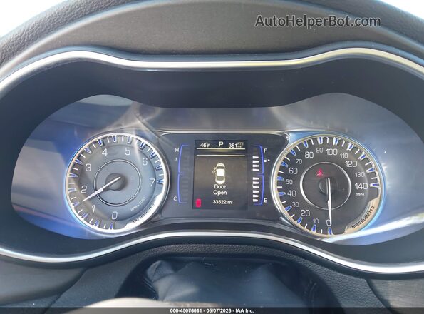 1C3CCCAB4GN181353 2016 CHRYSLER 200 Gray Вид задніх сидінь