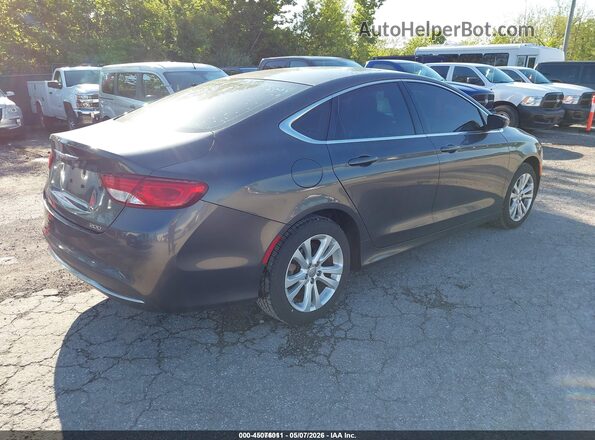 1C3CCCAB4GN181353 2016 CHRYSLER 200 Gray Задня права чверть
