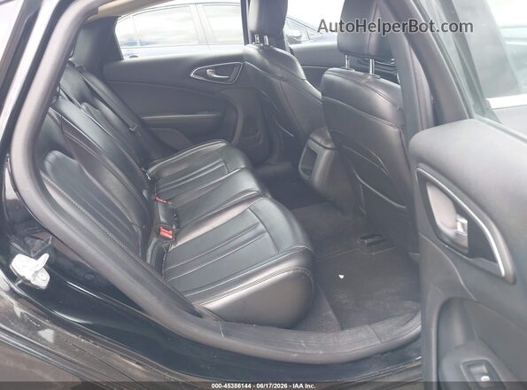 1C3CCCAB4HN507444 2017 CHRYSLER 200 Black VIN კოდის სტიკერის ხედი