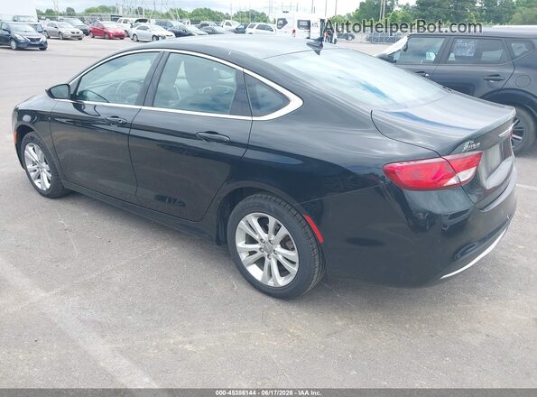1C3CCCAB4HN507444 2017 CHRYSLER 200 Black უკანა მარცხენა