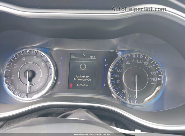 1C3CCCAB4HN507444 2017 CHRYSLER 200 Black უკანა სავარძლების ხედი