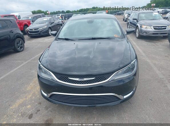 1C3CCCAB4HN507444 2017 CHRYSLER 200 Black ხელსაწყოთა პანელის ხედი