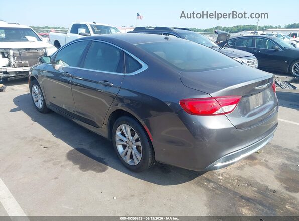 1C3CCCAB5GN117385 2016 CHRYSLER 200 Gray Tył lewy