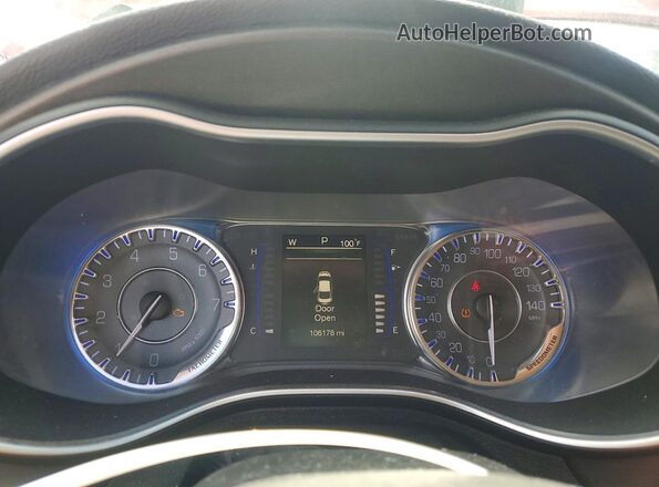 1C3CCCAB5GN133117 2016 CHRYSLER 200 Бордовый Вид щитка приборов