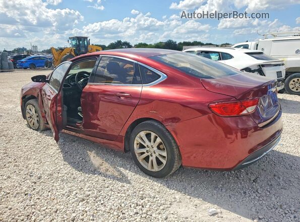 1C3CCCAB5GN133117 2016 CHRYSLER 200 Бордовый Задняя левая четверть