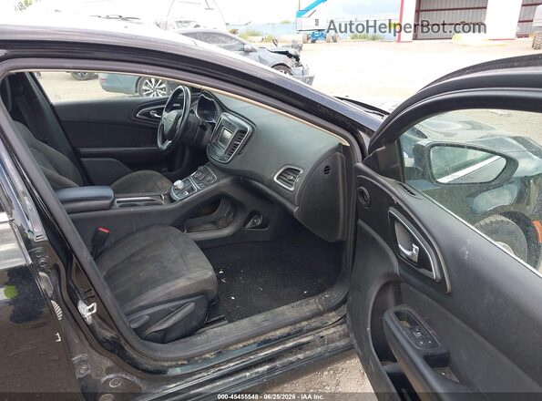 1C3CCCAB5GN154548 2016 CHRYSLER 200 Черный Вид салона спереди