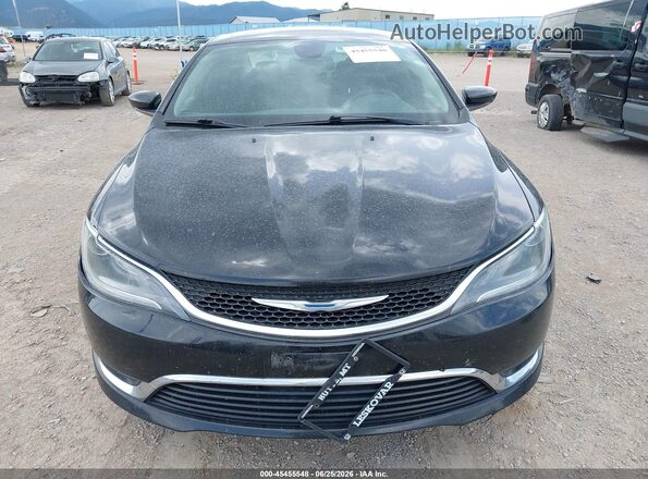 1C3CCCAB5GN154548 2016 CHRYSLER 200 Черный Вид задней части салона