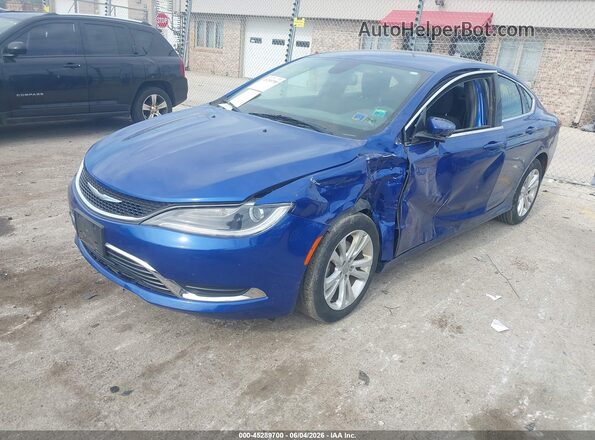1C3CCCAB5GN166442 2016 CHRYSLER 200 Blue Vista tres cuartos delantera izquierda