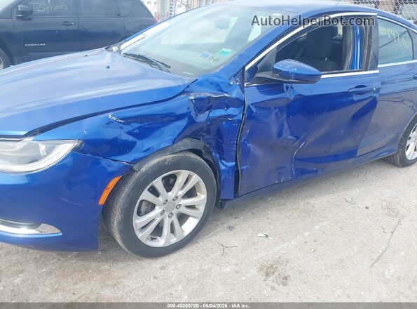 1C3CCCAB5GN166442 2016 CHRYSLER 200 Blue Vista frontal