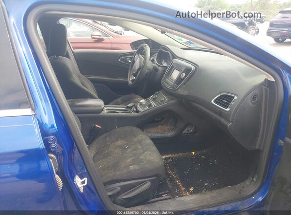 1C3CCCAB5GN166442 2016 CHRYSLER 200 Blue Vista interior delantera