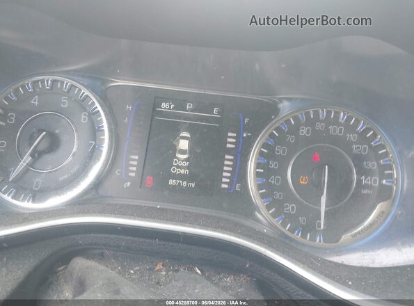 1C3CCCAB5GN166442 2016 CHRYSLER 200 Blue Vista de los asientos traseros