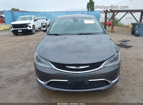 1C3CCCAB5GN168255 2016 CHRYSLER 200 Gray ხელსაწყოთა პანელის ხედი