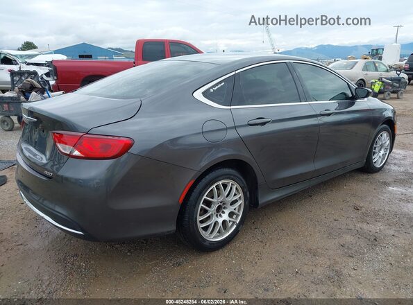 1C3CCCAB5GN168255 2016 CHRYSLER 200 Gray უკანა მარჯვენა