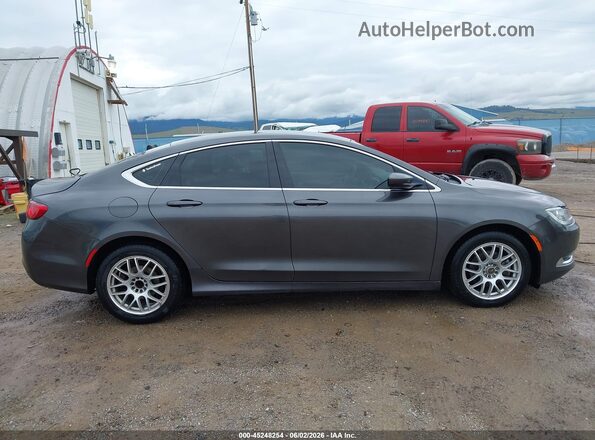 1C3CCCAB5GN168255 2016 CHRYSLER 200 Gray უკანა სალონის ხედი