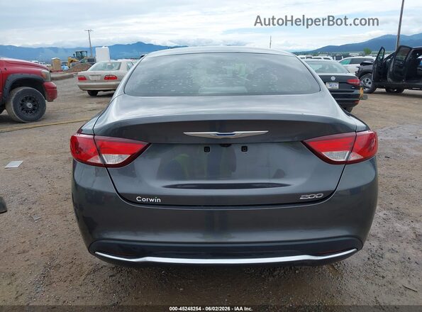 1C3CCCAB5GN168255 2016 CHRYSLER 200 Gray 