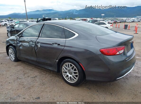 1C3CCCAB5GN168255 2016 CHRYSLER 200 Gray უკანა მარცხენა