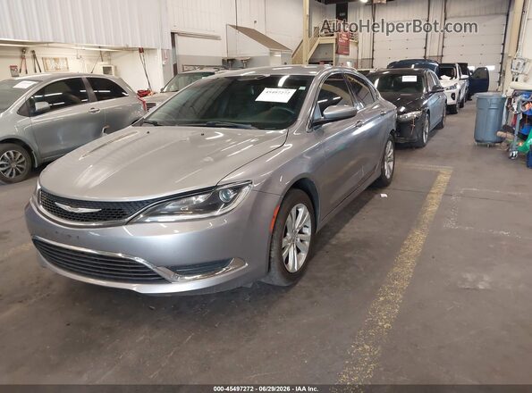 1C3CCCAB5GN170961 2016 CHRYSLER 200 Silver Przód lewy