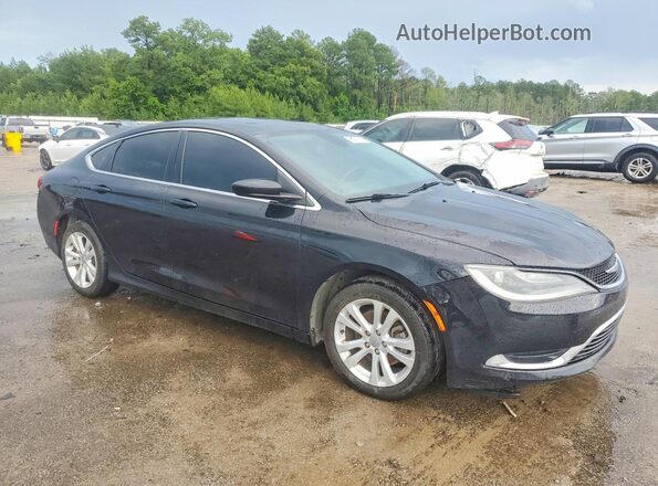 1C3CCCAB6HN510278 2017 CHRYSLER 200 Black Передня права чверть