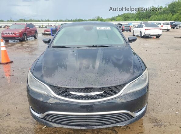 1C3CCCAB6HN510278 2017 CHRYSLER 200 Black Вид спереду