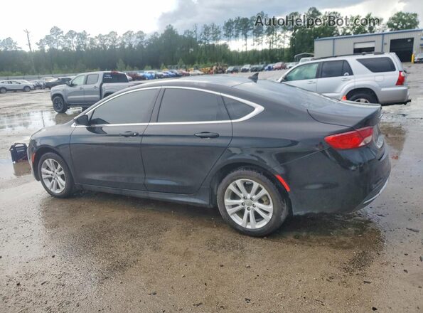 1C3CCCAB6HN510278 2017 CHRYSLER 200 Black Задня ліва чверть