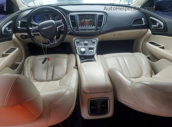 1C3CCCAB6HN510278 2017 CHRYSLER 200 Black Вид панелі приладів